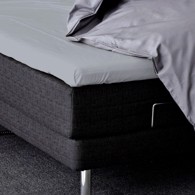 CPH Living - Percale Fladt lagen 150 x 260 cm Lysegrå